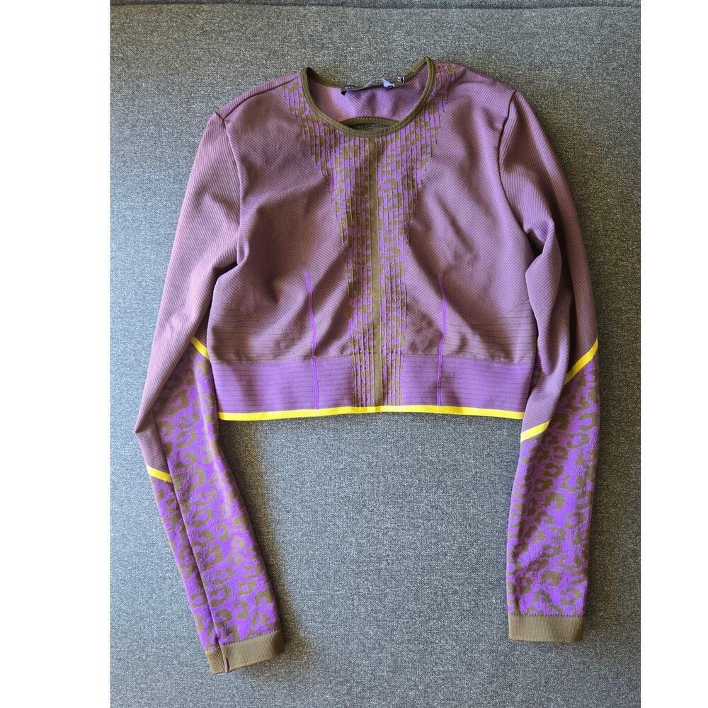 Adidas by Stella McCartney Seamless Yoga Long Sleeve Top Size M